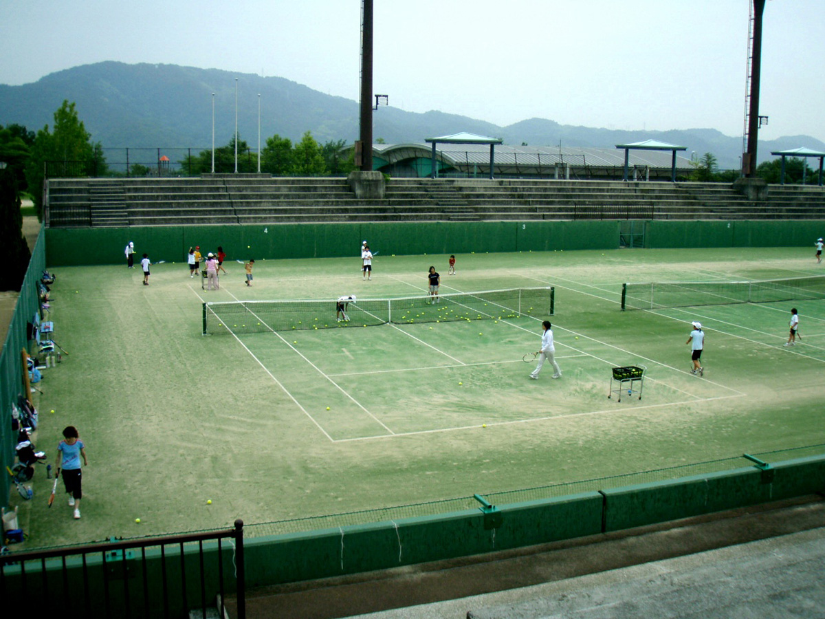 テニスコート・施工例(1)・写真